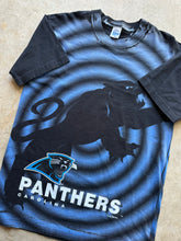 Load image into Gallery viewer, Vintage Carolina Panthers 1993 Spiral All Over Print T-Shirt (M/L)
