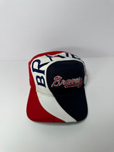 Load image into Gallery viewer, Vintage Atlanta Braves 1994 Spiral Dome MLB 125th Anniversary Snapback Hat + Guns Hat
