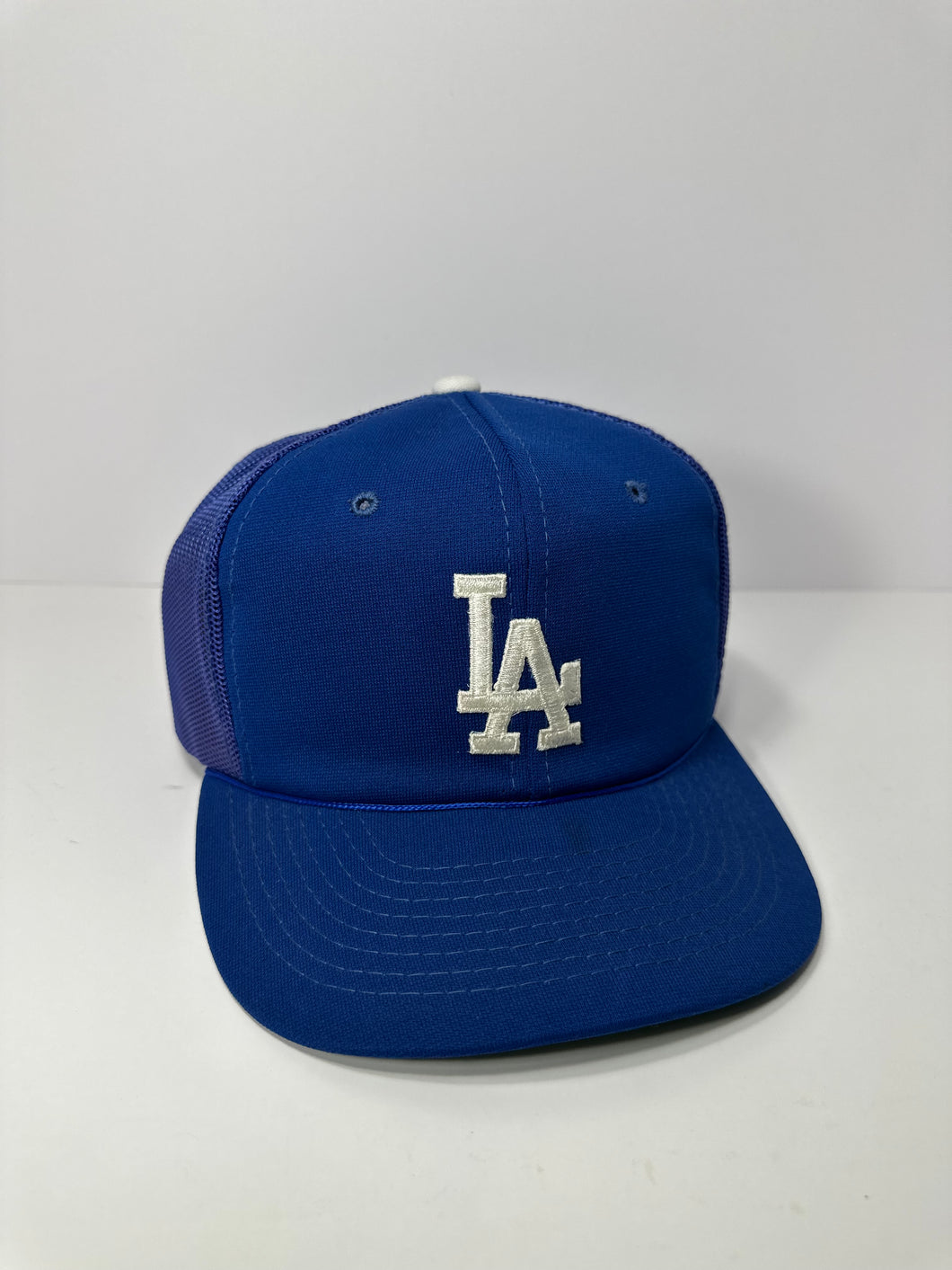 Vintage LA Dodgers Block Logo 90s Snapback Hat