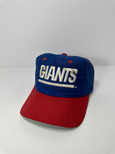 Load image into Gallery viewer, Vintage New York Giants 90s Script Logo Snapback Hat
