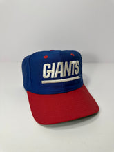 Load image into Gallery viewer, Vintage New York Giants 90s Script Logo Snapback Hat
