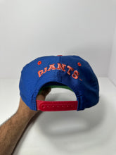 Load image into Gallery viewer, Vintage New York Giants 90s Script Logo Snapback Hat
