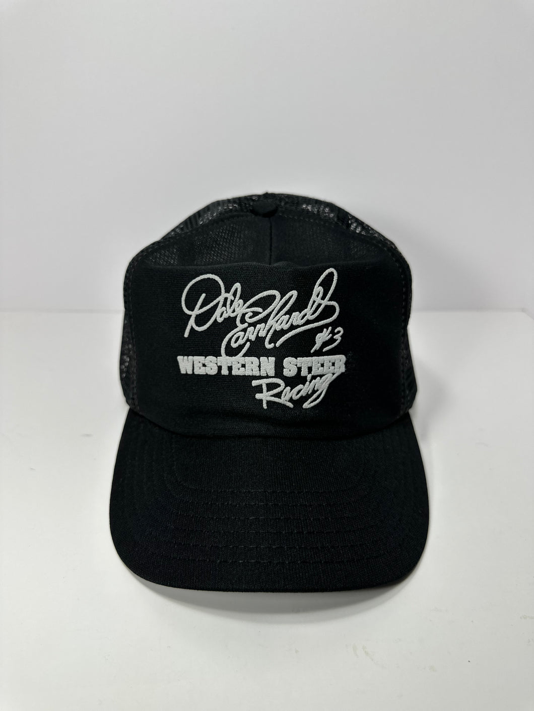 Vintage Dale Earnhardt Western Steer 90s Nascar Snapback Hat