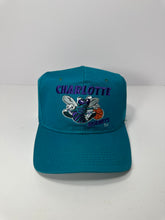 Load image into Gallery viewer, Vintage Charlotte Hornets 1980s Logo Snapback Hat
