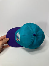 Load image into Gallery viewer, Vintage Charlotte Hornets 90s Two Tone NBA Snapback Hat
