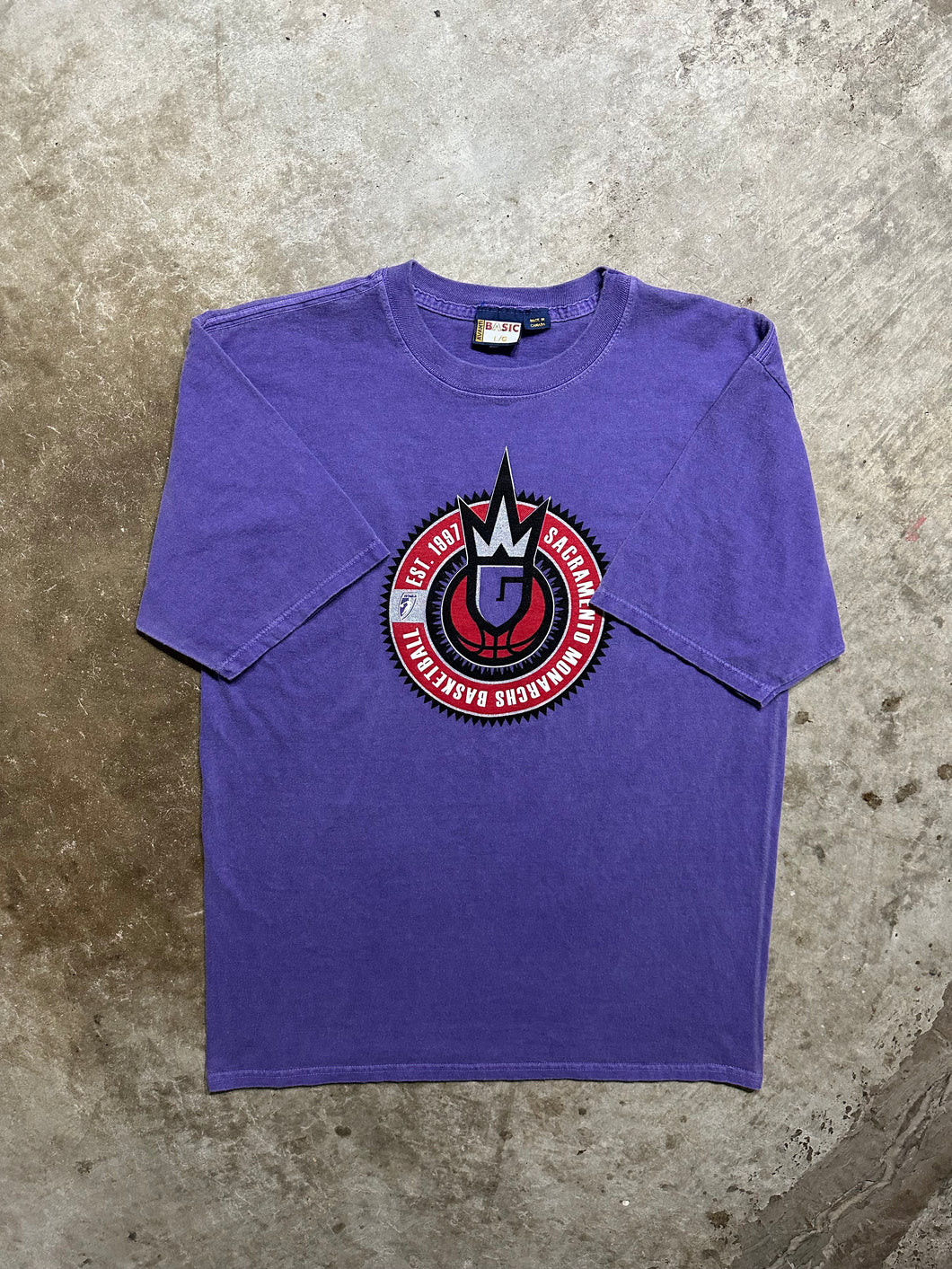 Vintage Sacramento Monarchs WNBA Tee (Large)