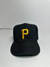 Load image into Gallery viewer, Vintage Pittsburgh Pirates Block Logo 1990s MLB Snapback Hat

