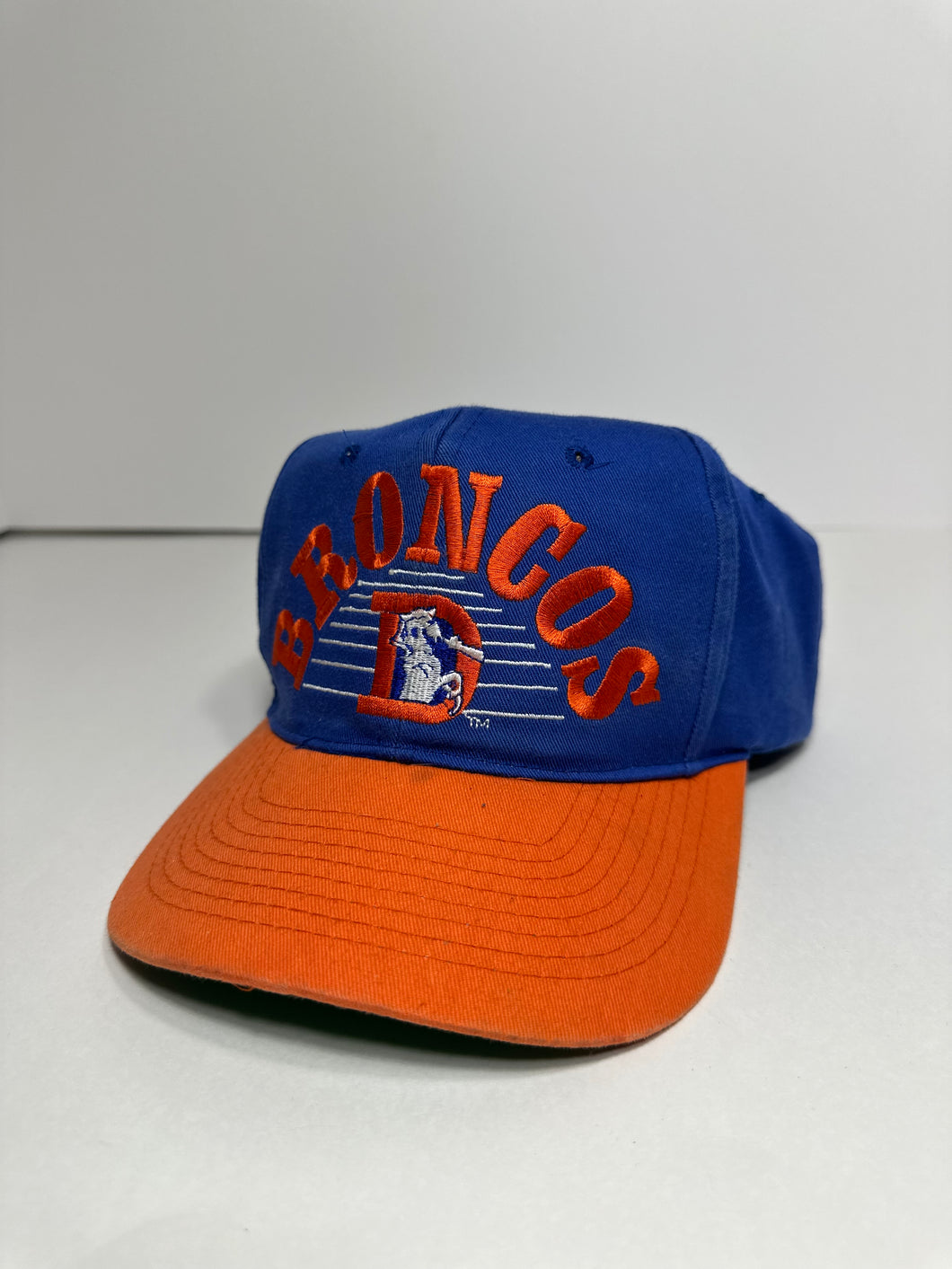 Vintage Denver Broncos Arch Script 1990s Snapback Hat