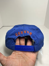 Load image into Gallery viewer, Vintage Denver Broncos Arch Script 1990s Snapback Hat
