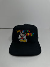 Load image into Gallery viewer, Vintage Mickey Mouse Why So Serious 1990s Disney Snapback Hat
