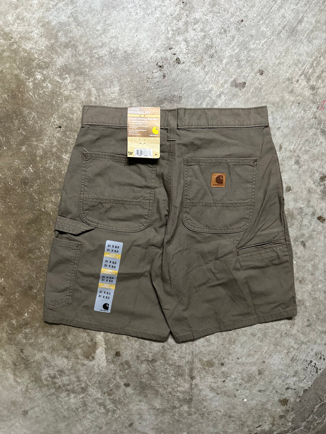 00's Carhartt Light Brown Work Short (31)