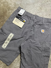 Load image into Gallery viewer, 00&#39;s Carhartt Charcoal Canvas Work Shorts (33)
