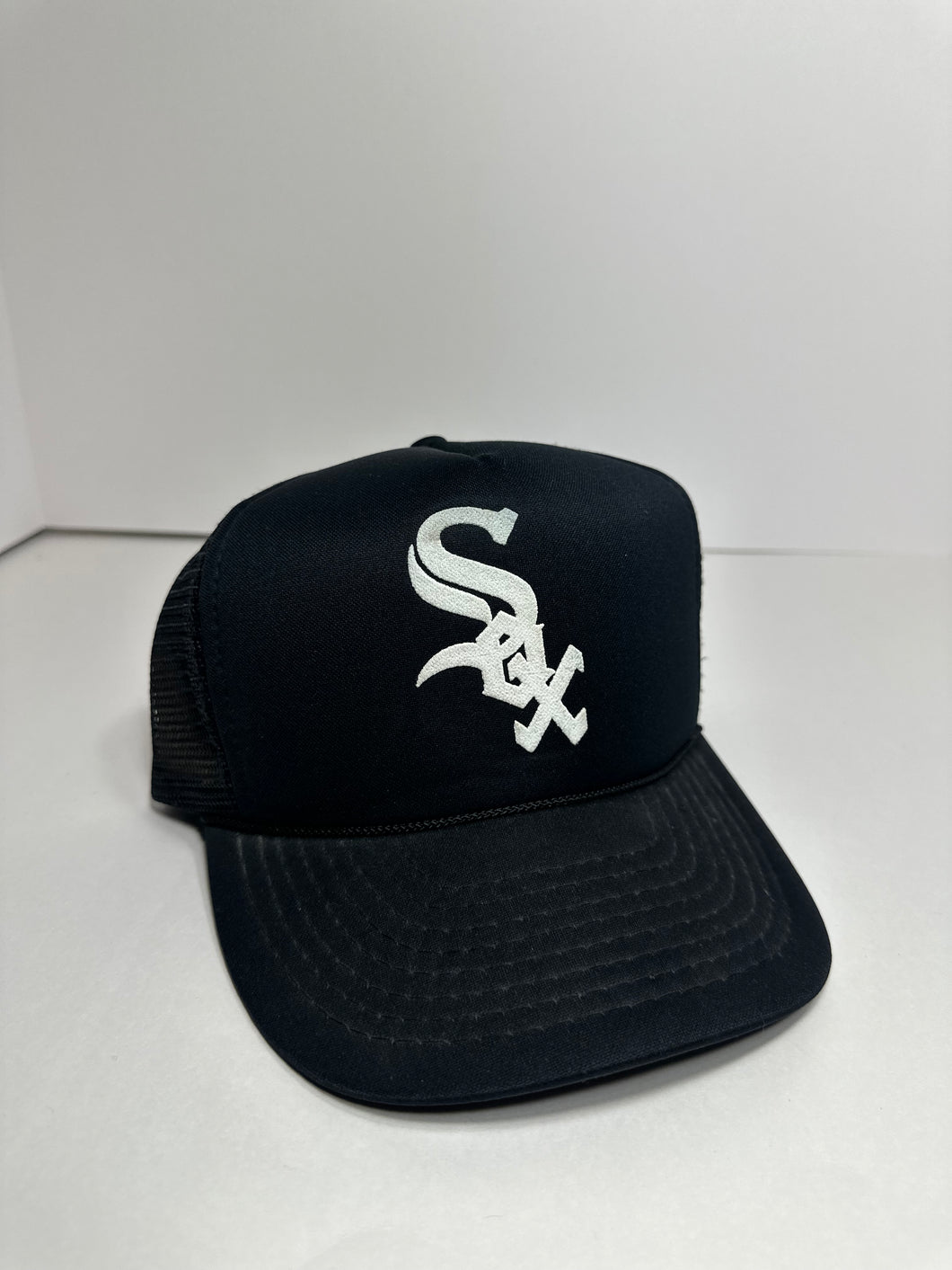 Vintage Chicago White Sox 1980s Foam Trucker Snapback Hat