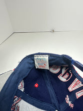 Load image into Gallery viewer, Vintage Atlanta Braves Big Logo Blockhead Ed West 1990s Snapback Hat
