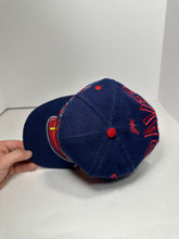 Load image into Gallery viewer, Vintage Atlanta Braves Big Logo Blockhead Ed West 1990s Snapback Hat
