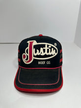 Load image into Gallery viewer, Vintage Justin Boot Co 3 Stripe 1990s Snapback Hat
