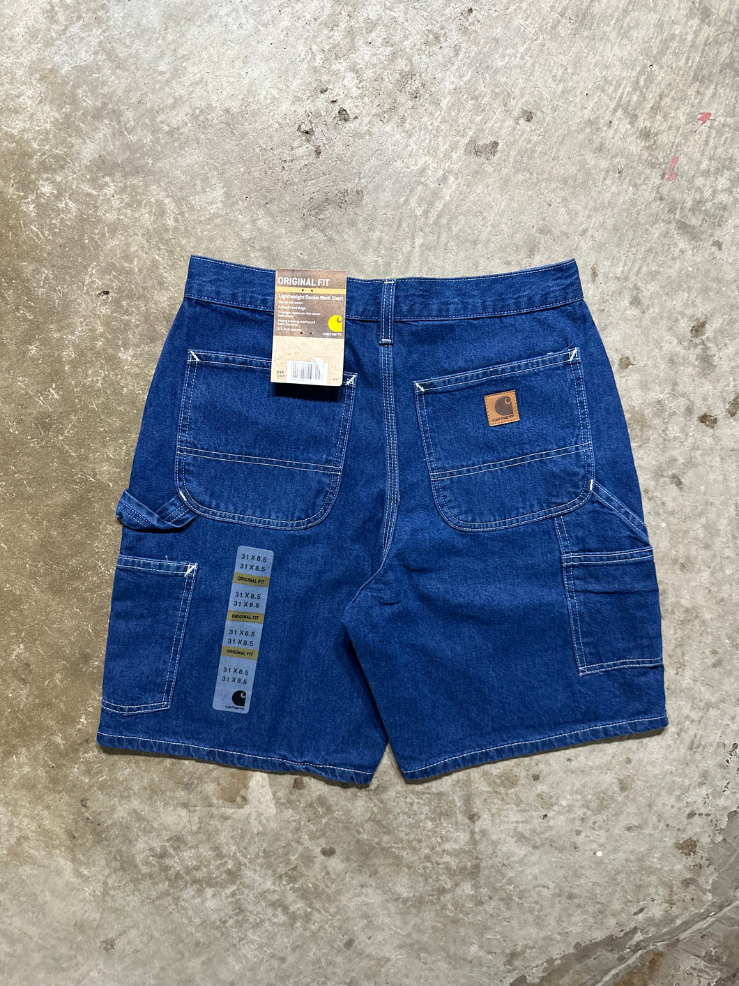 00's Carhartt Darkstone Denim Work Jorts (31)