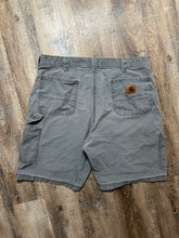 Load image into Gallery viewer, Vintage Carhartt Gray Canvas Workwear Shorts (35)
