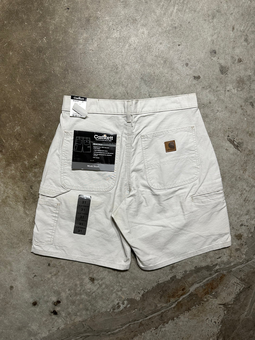 00's Carhartt Putty Work Shorts (31)