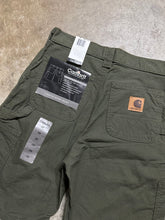 Load image into Gallery viewer, 00&#39;s Carhartt Olive Green Canvas Work Shorts (28)
