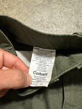 Load image into Gallery viewer, 00&#39;s Carhartt Olive Green Canvas Work Shorts (28)
