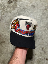 Load image into Gallery viewer, Vintage Chicago Bulls 1996 Champions SnapBack Hat
