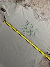 Load image into Gallery viewer, Vintage USA Olympics Green Tonal 90s Tee Shirt (XL)
