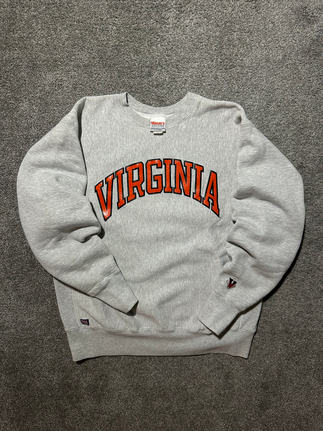 Vintage Virginia Cavaliers Reverse Weave Style Sweatshirt (L/XL)