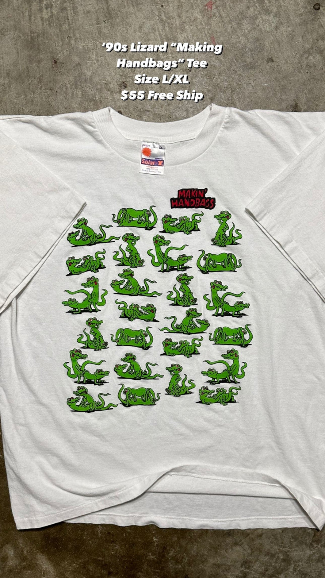 90s Lizard Handbag Tee