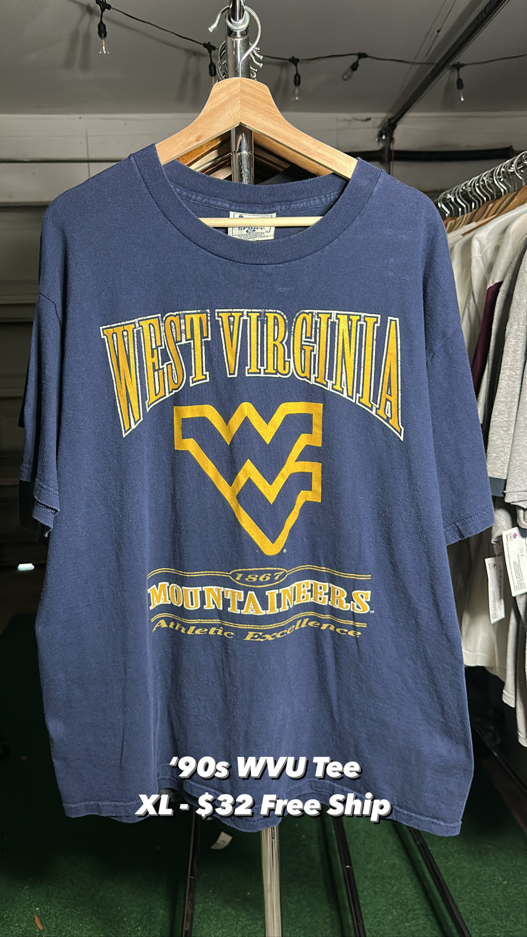 Vintage WVU Tee