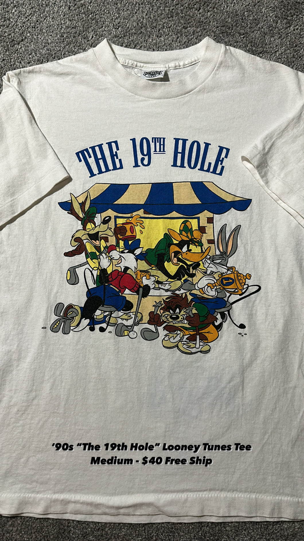 Vintage The 19th Hole Tee (Medium)