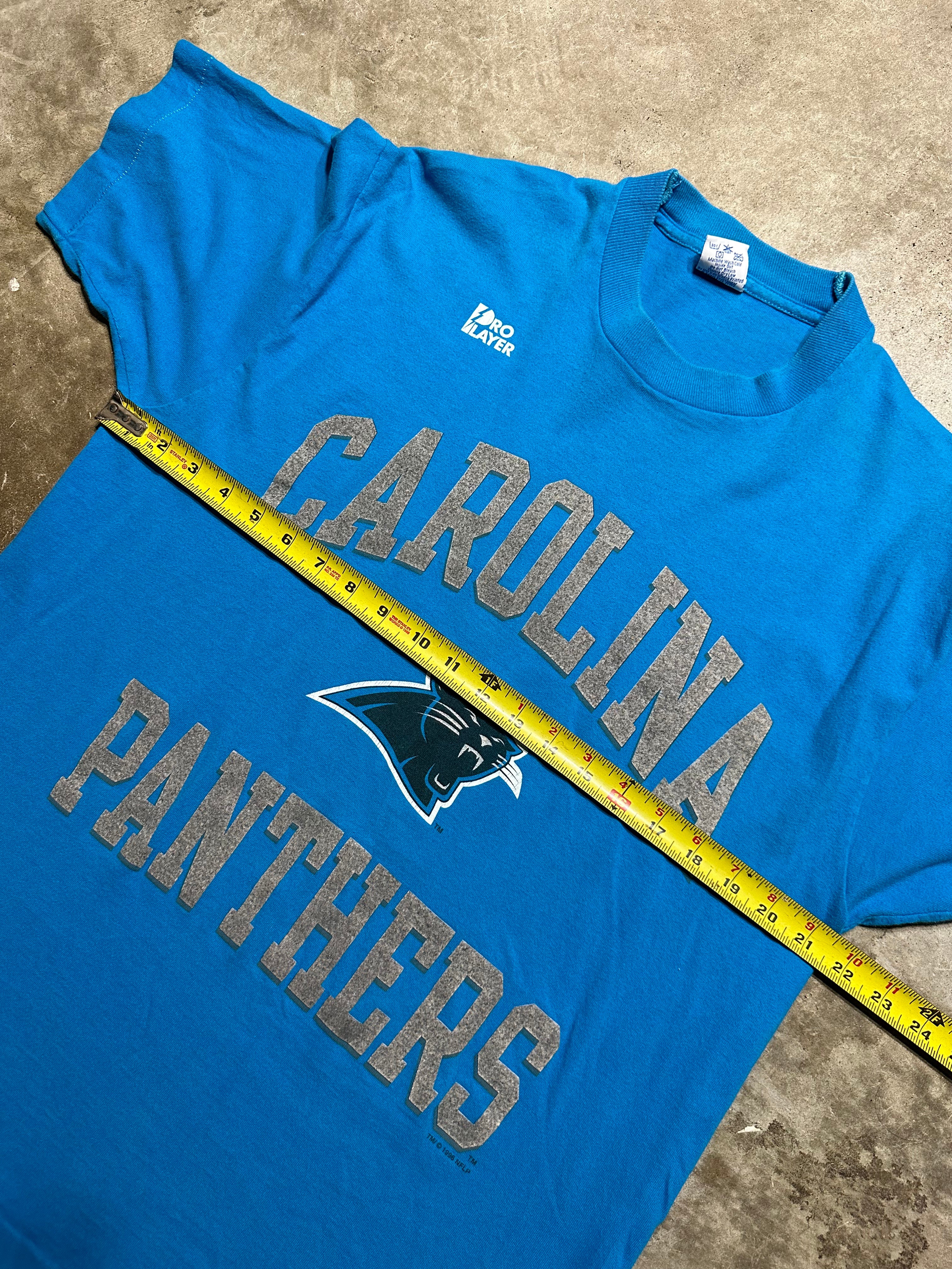 Vintage Carolina Panthers T shirt Pro Player XXL