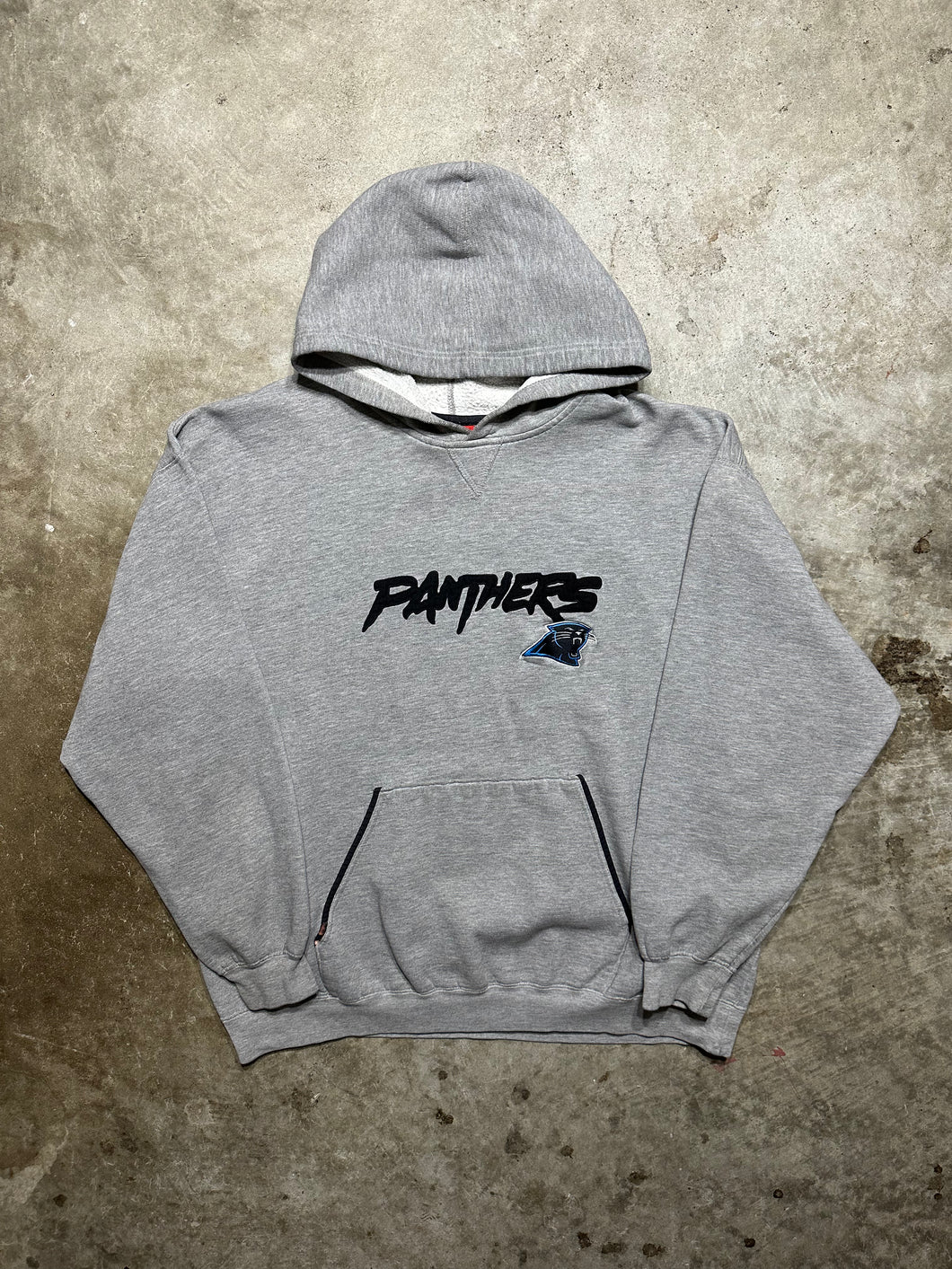 Vintage Carolina Panthers Script Hoodie (XL)