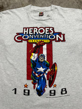 Load image into Gallery viewer, 1998 Charlotte Heroes Marvel Convention Tee (XL)
