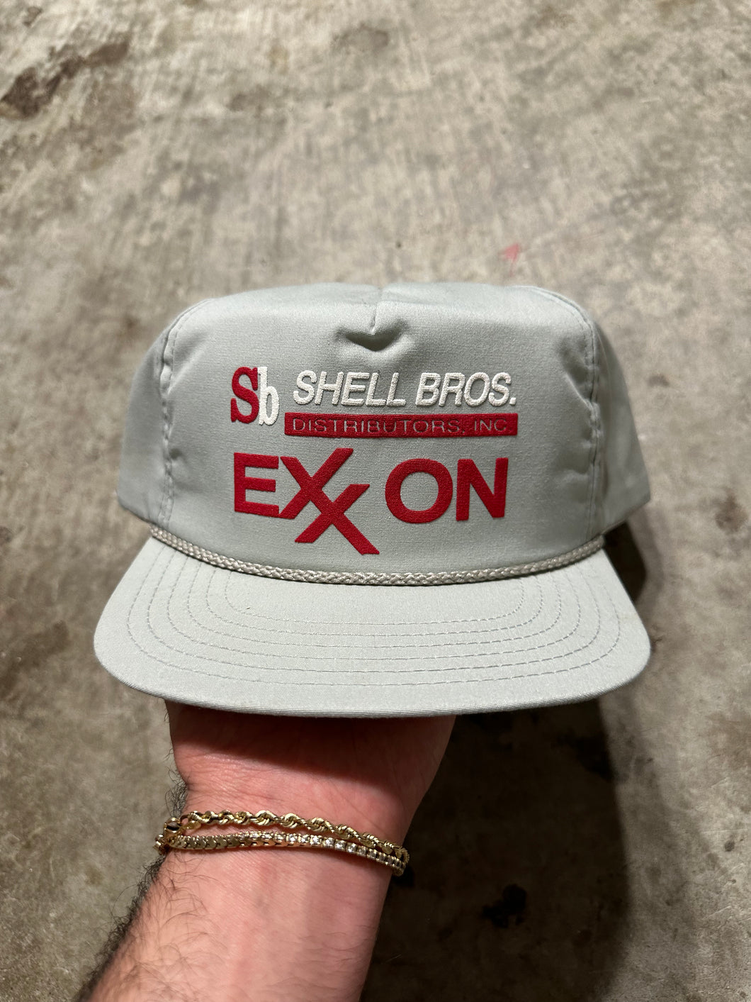 Vintage Exxon Shell Trucker SnapBack Hat