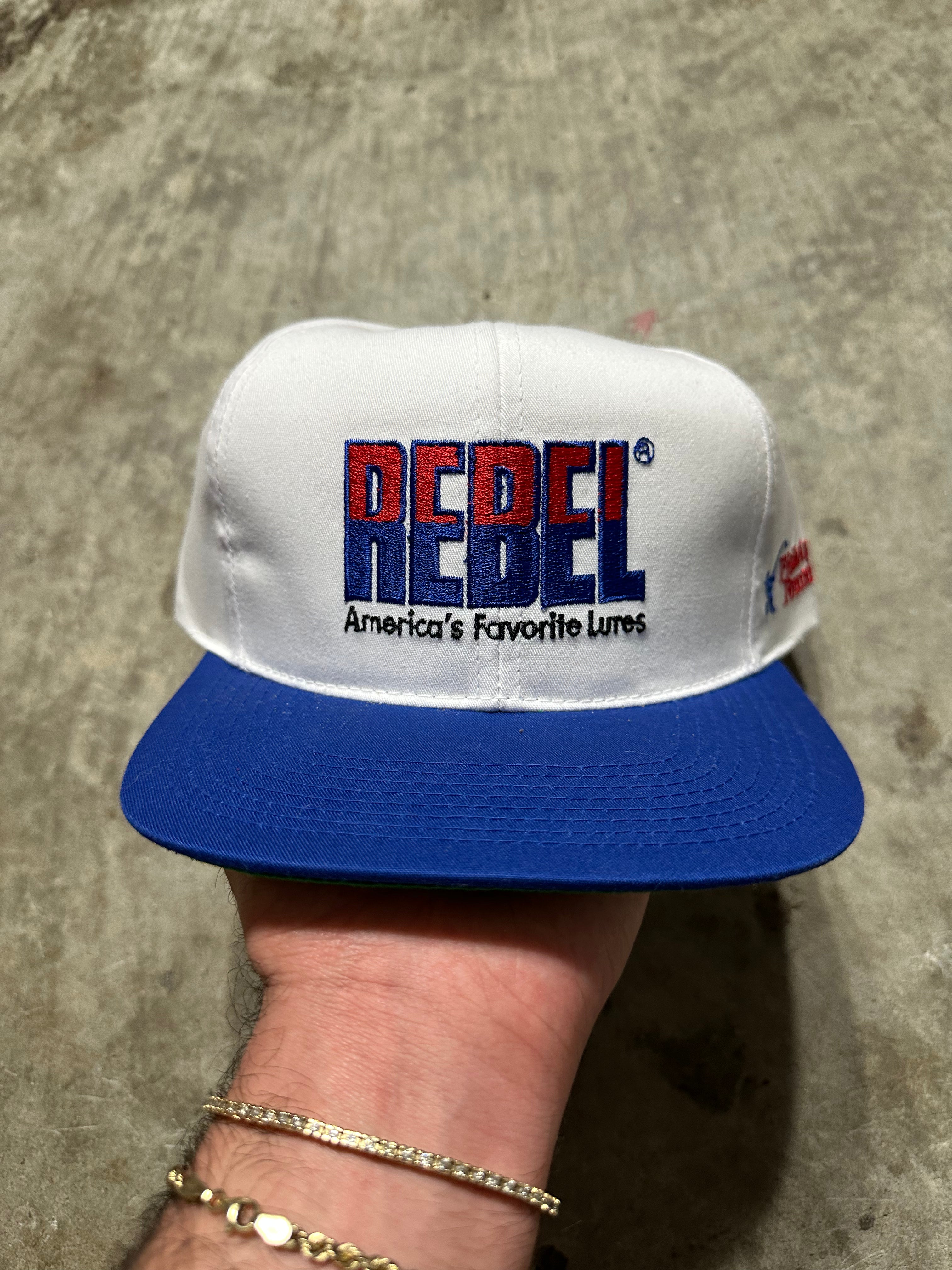 Vintage Rebel Fishing Lures SnapBack Hat Chubba Vintage