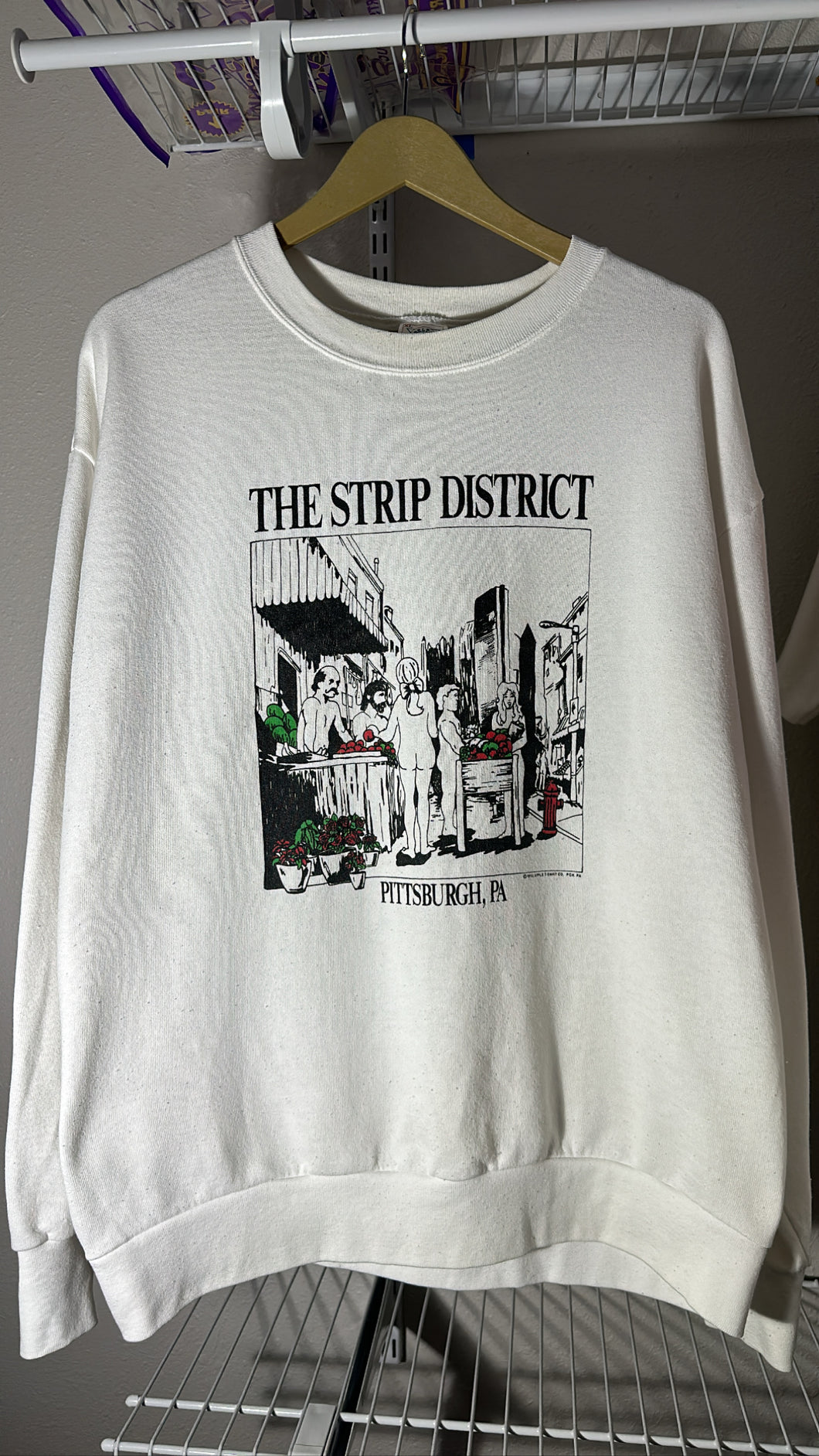 Vintage Pittsburgh The Strip District Sweatshirt (XL)