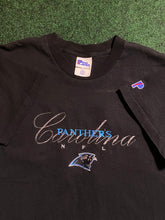 Load image into Gallery viewer, Vintage Carolina Panthers Embroidered Tee Shirt - Large
