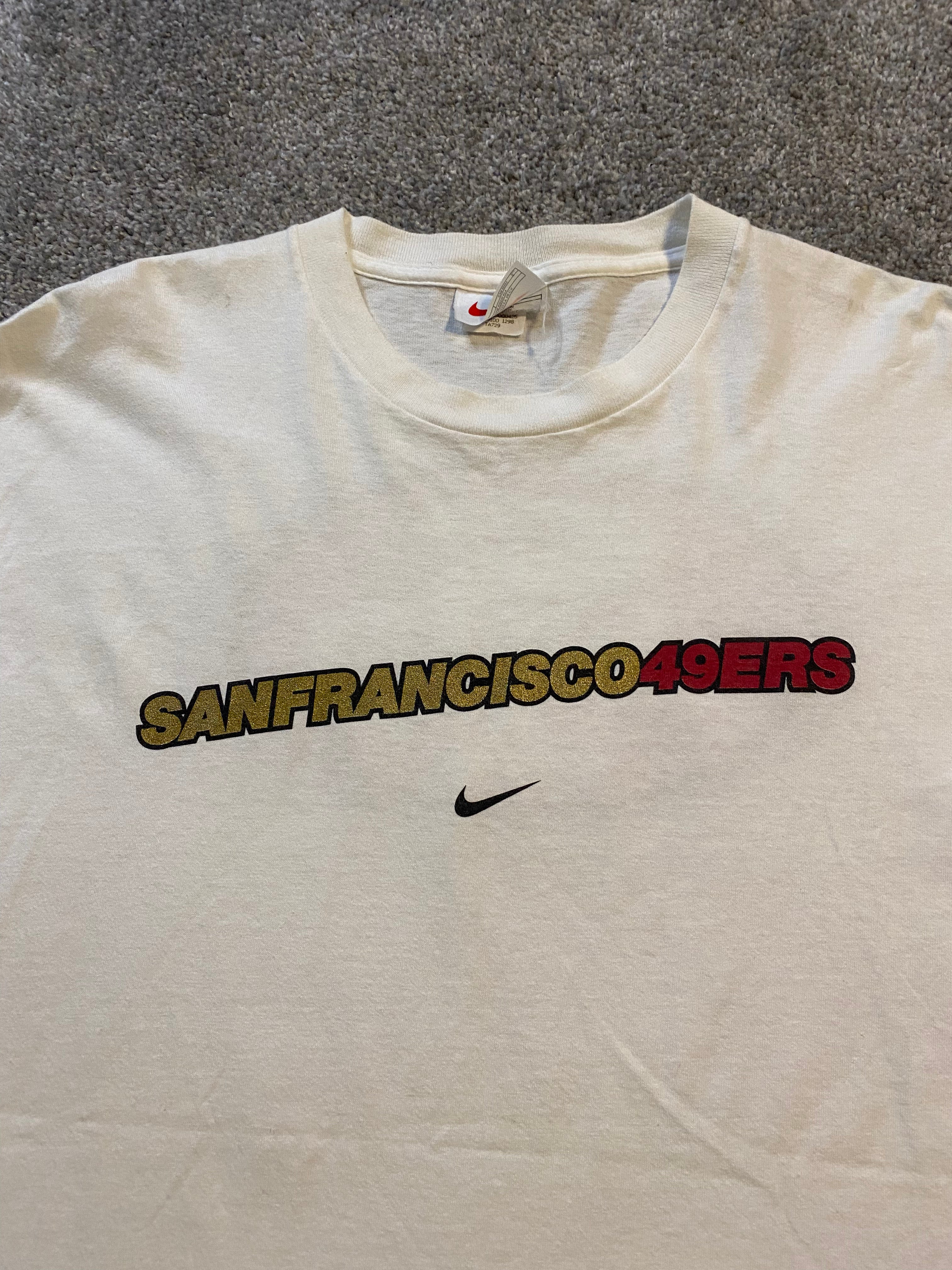 Vintage 1990's Nike 49ers Graphic Tee Shirt - Large – Chubba Vintage