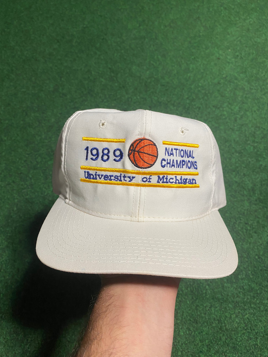 Vintage 1989 Michigan Basketball Champs SnapBack