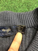 Load image into Gallery viewer, Vintage Wrangler 100% Wool V Neck Sweater - Large

