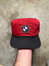 Load image into Gallery viewer, Vintage BMW Pinstripe SnapBack Hat

